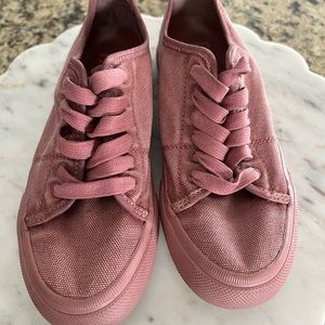 Ladies Canvas Frye shoes